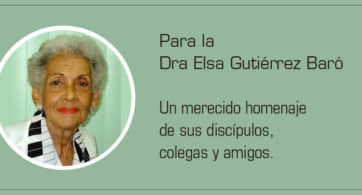 Elsa Gutiérrez Baró: lamentable pérdida para la salud mental infanto-juvenil cubana e iberoamericana